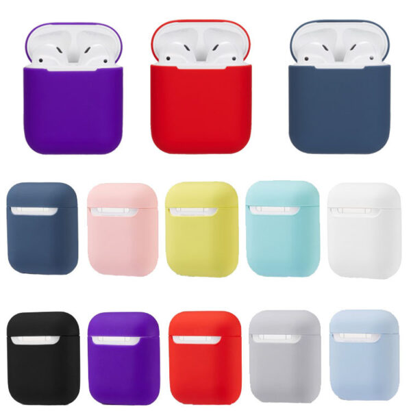 Coque de Protection en Silicone Souple pour AirPods – Design Minimaliste, Protection Anti-Choc et Compatibilité Universelle