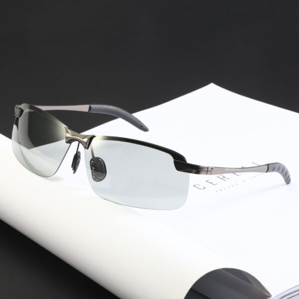 Lunettes Vision Jour & Nuit Photochromiques Polarisées – Style Vintage Élégant