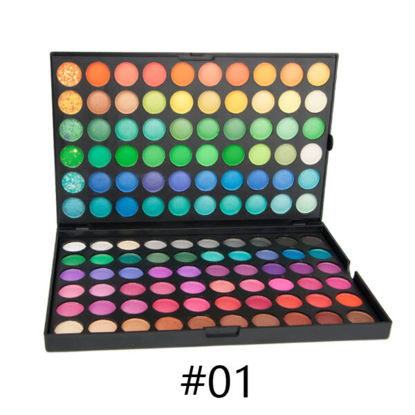 Palette de Fards à Paupières 120 Couleurs Professionnelle – Pigmentation Intense, Regard Séduisant et Tenue Longue Durée