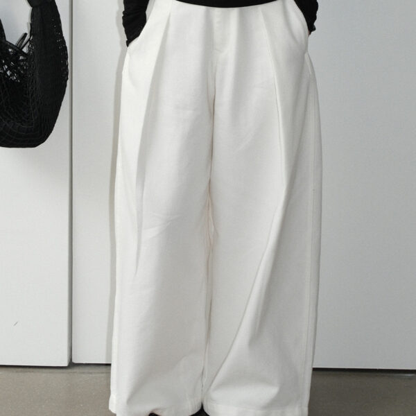 Jean Femme Vintage Bi-Ton – Pantalon Denim Taille Mi-Haute Loose Fit avec Ceinture | Style Casual Élégant