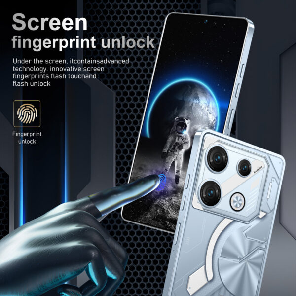 Smartphone Android GT10 Pro – Design Élégant, Grande Batterie et Performance Fluide 16 Go + 1 To