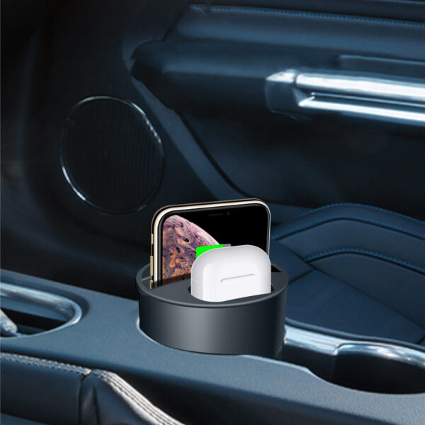 Chargeur Sans Fil 4-en-1 XCarrier Cup – Station de Charge Multifonction en ABS+PC, Design Compact et Performance Fiable