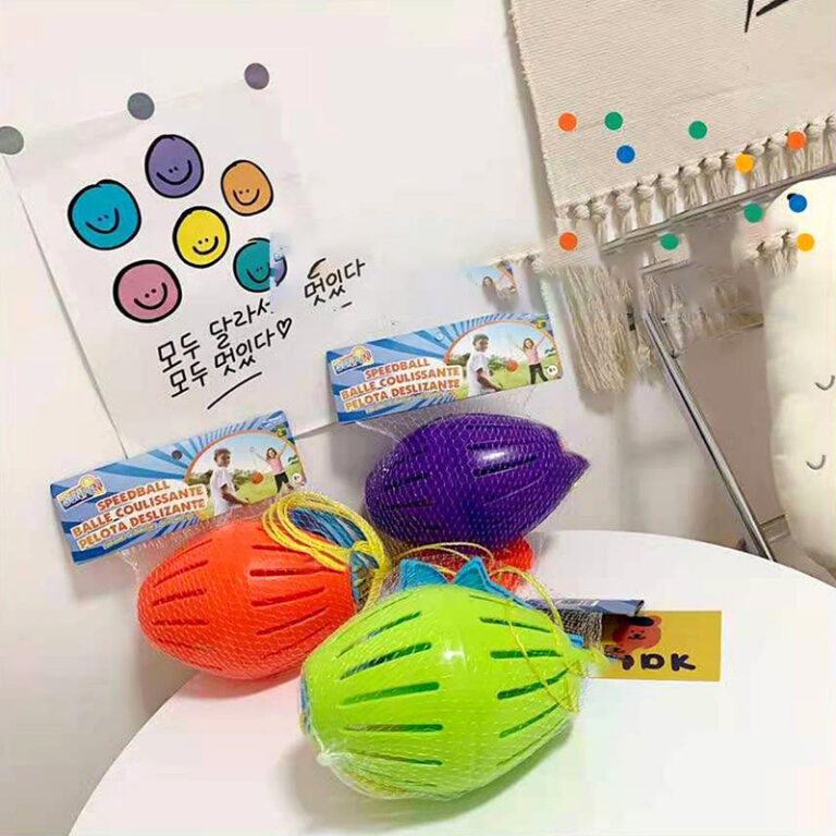 Balle Élastique Double Corde Enfant La La Ball – Jouet Sportif Ludique et Résistant – Coordination, Réflexes et Amusement Actif