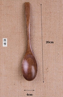 Cuillère à Miel Japonaise en Bois – Honey Scoop Élégant et Naturel – Ustensile de Cuisine Précis et Raffiné 20 cm