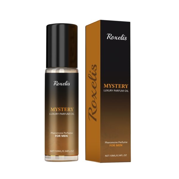 Mystery Luxury Parfum Oil – Huile de Parfum Haut de Gamme au Safran, Ambre et Bois de Santal – Fragrance Intense et Envoûtante